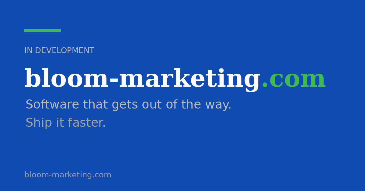 Link preview image for bloom-marketing.com